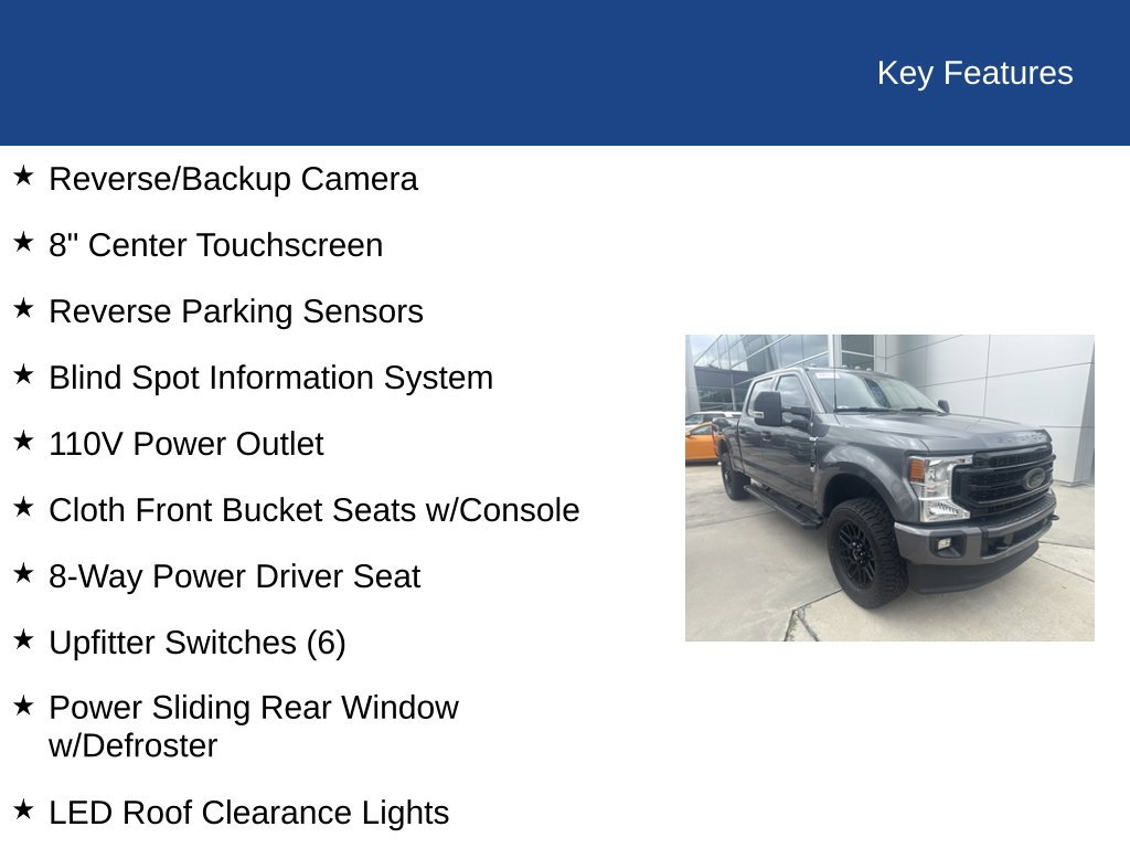 Certified 2022 Ford F250 XLT w/ Black Appearance Package AWD/4WD image 35