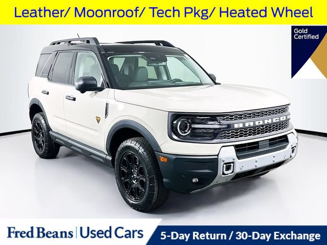 Certified 2025 Ford Bronco Sport Badlands w/ Badlands Tech Package