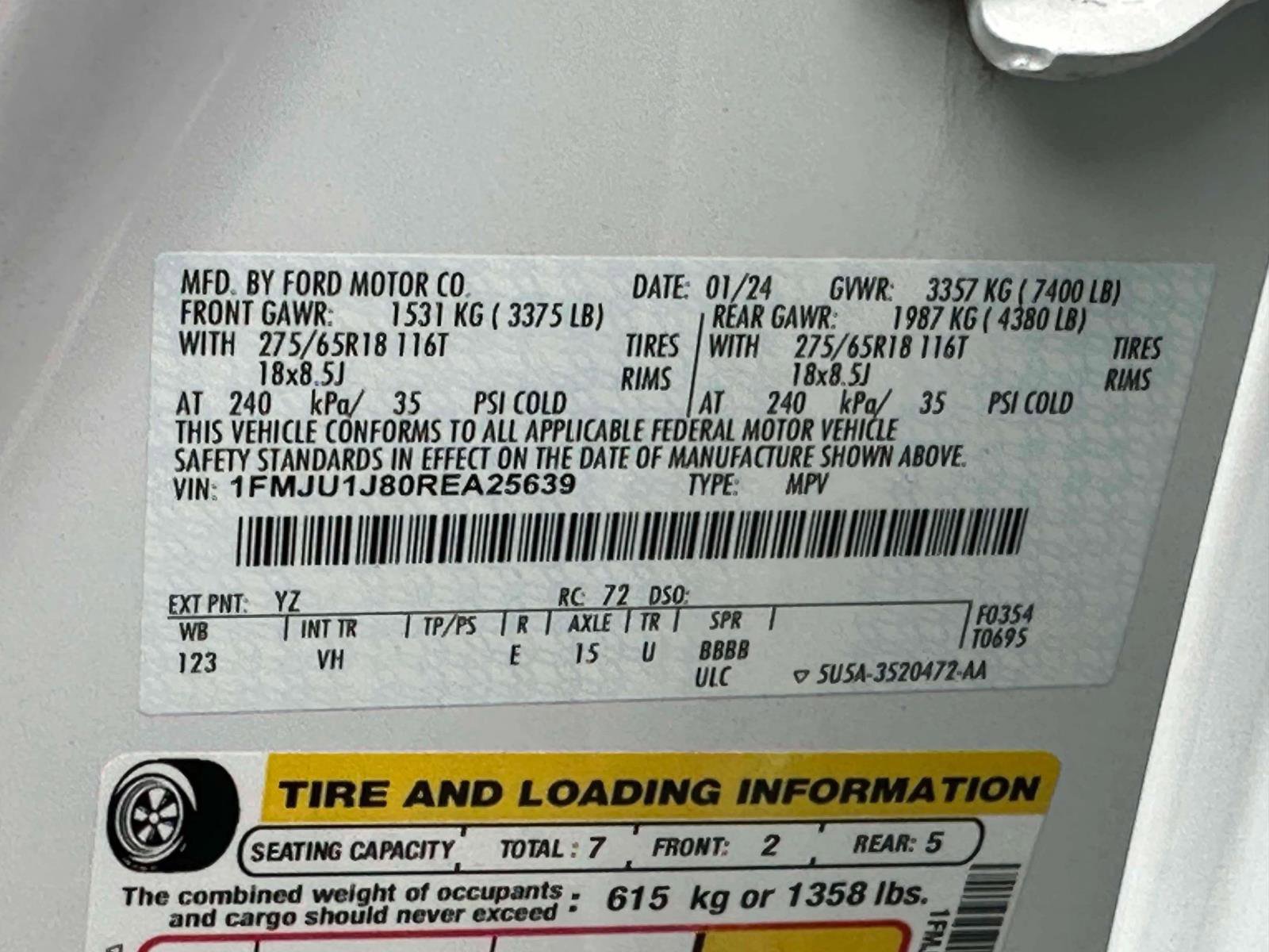Certified 2024 Ford Expedition XLT AWD/4WD image 17