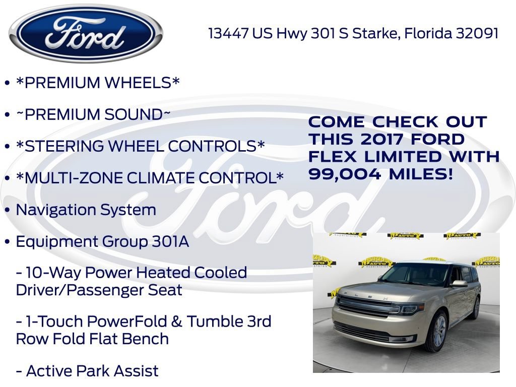 Certified 2017 Ford Flex Limited w/ Equipment Group 301A FWD image 17