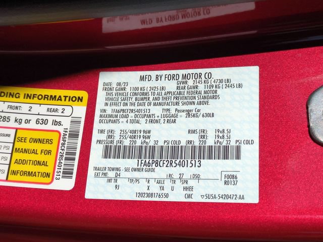 Certified 2024 Ford Mustang GT Premium RWD image 34