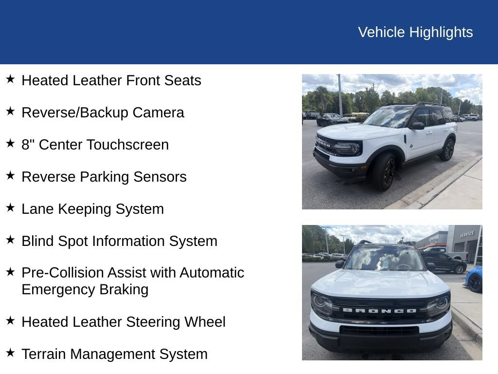 Certified 2022 Ford Bronco Sport Outer Banks AWD/4WD image 36