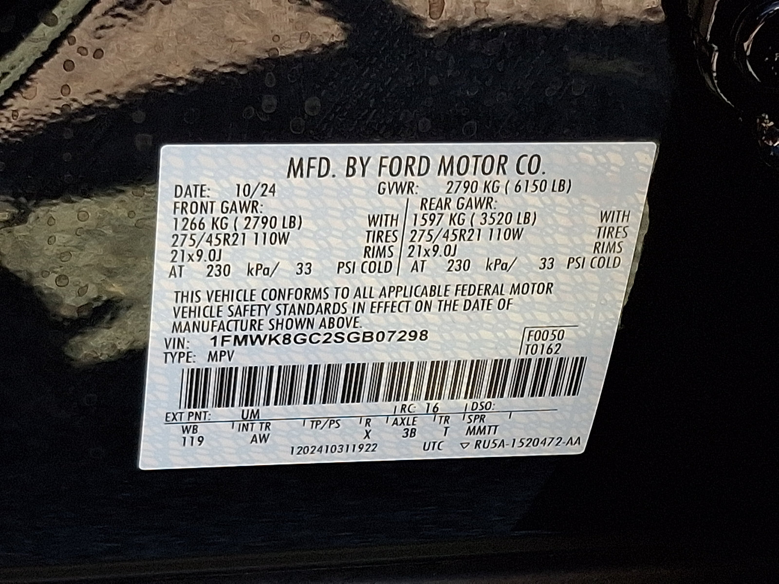 Certified 2025 Ford Explorer ST AWD/4WD image 29
