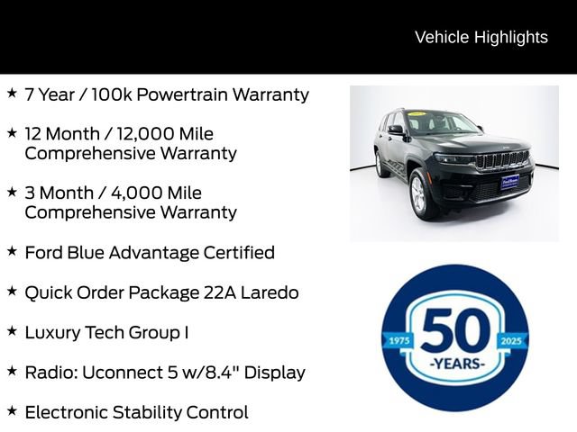 Used 2023 Jeep Grand Cherokee Laredo w/ Luxury Tech Group I AWD/4WD image 6
