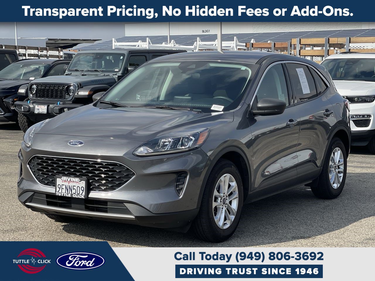Certified 2022 Ford Escape SE