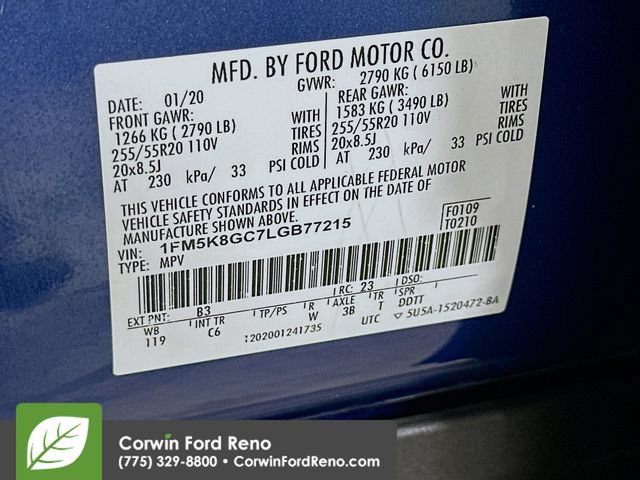 Certified 2020 Ford Explorer ST AWD/4WD image 35