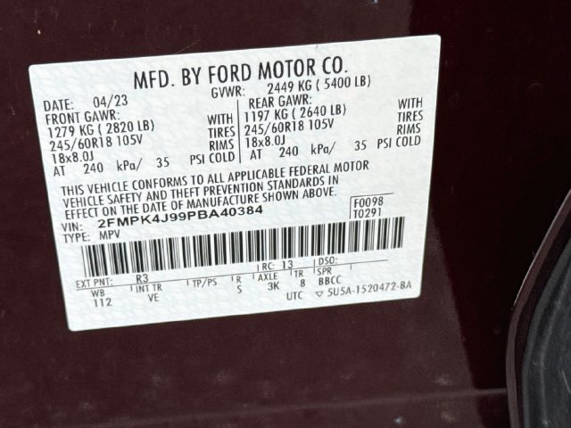 Certified 2023 Ford Edge SEL w/ Convenience Package AWD/4WD image 41