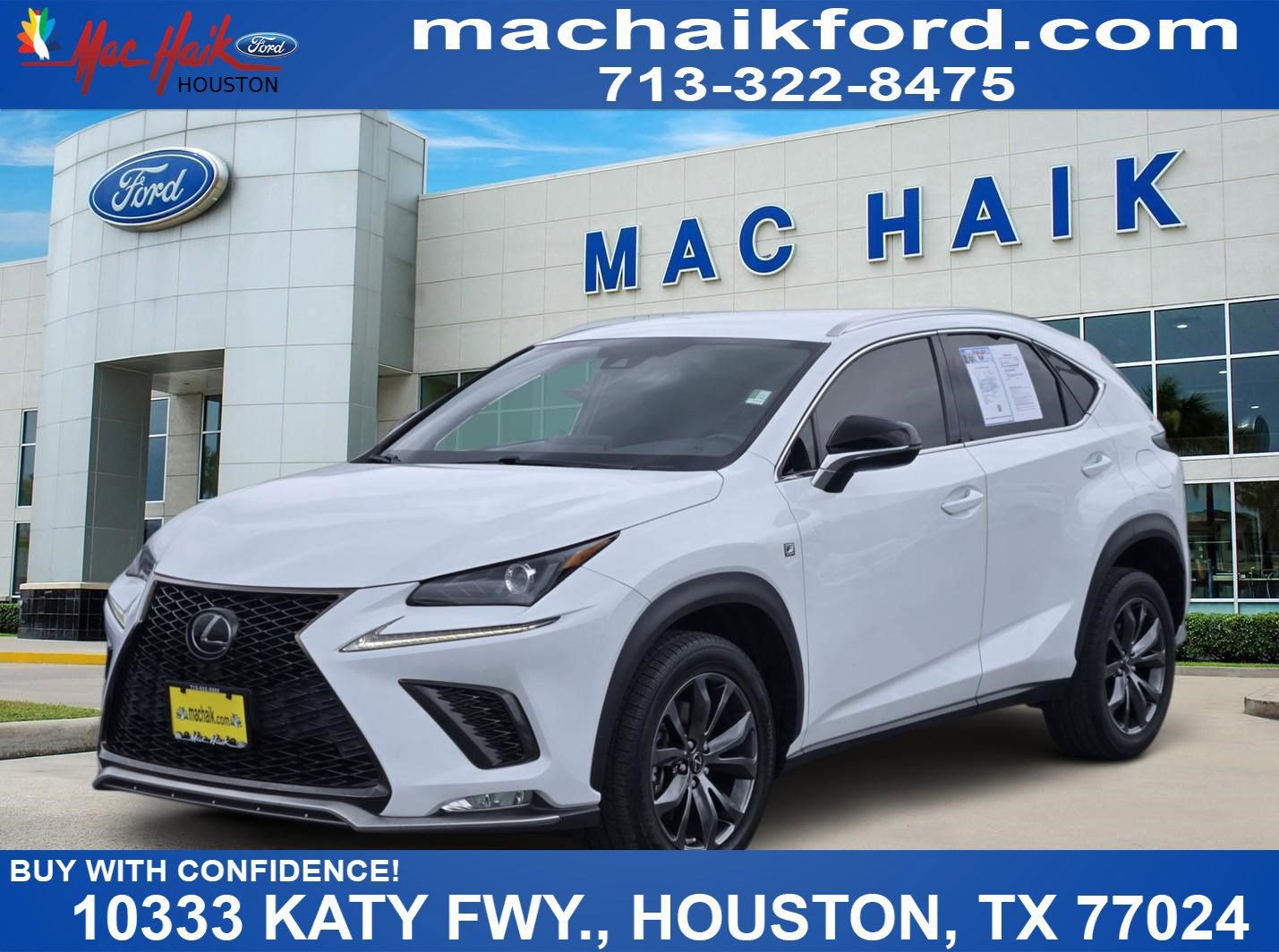 Used 2021 Lexus NX 300 F Sport w/ Accessory Package 2