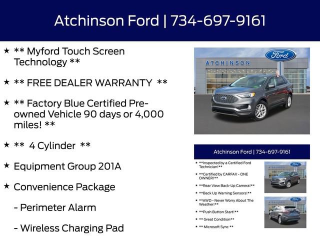 Certified 2023 Ford Edge SEL w/ Convenience Package image 8