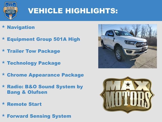 Certified 2021 Ford Ranger Lariat w/ Equipment Group 501A High image 10