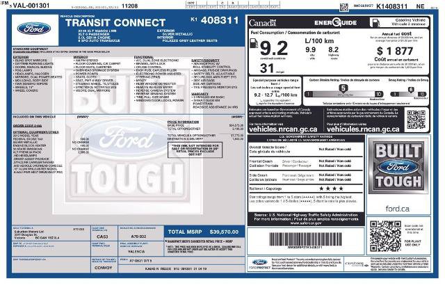 Certified 2019 Ford Transit Connect XLT w/ XLT Premium Package FWD image 13