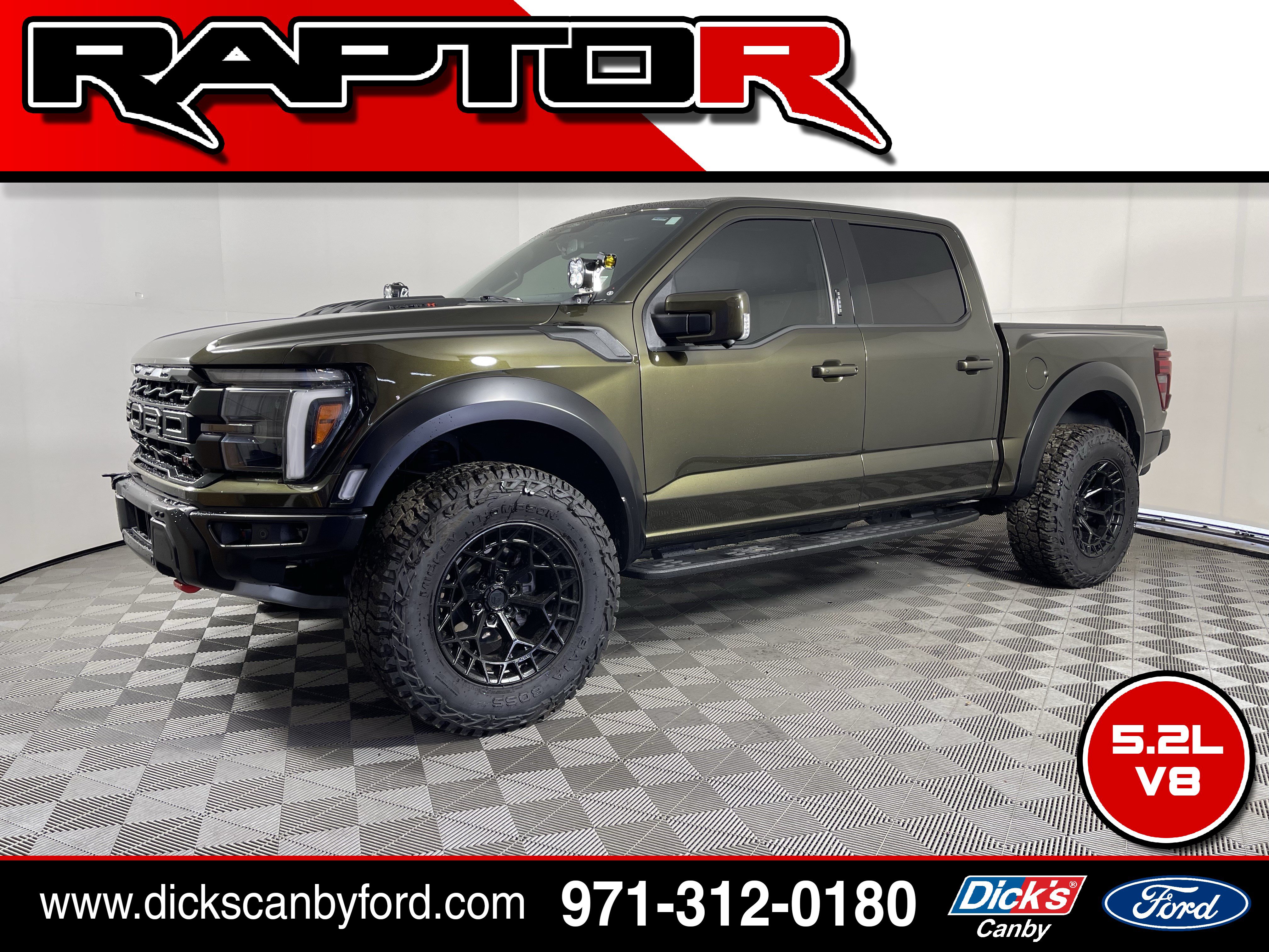 Certified 2024 Ford F150 Raptor w/ Equipment Group 803A Raptor R AWD/4WD 360° Tour