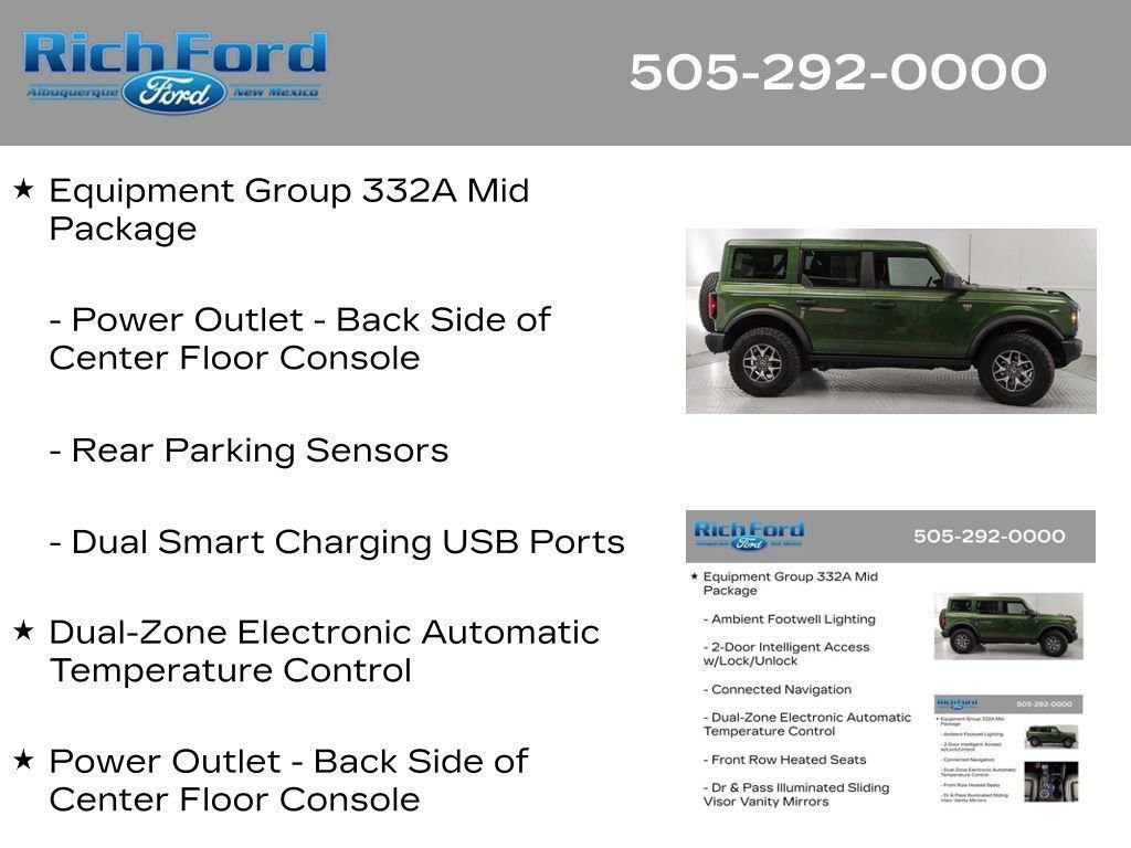 Certified 2025 Ford Bronco Badlands AWD/4WD image 59