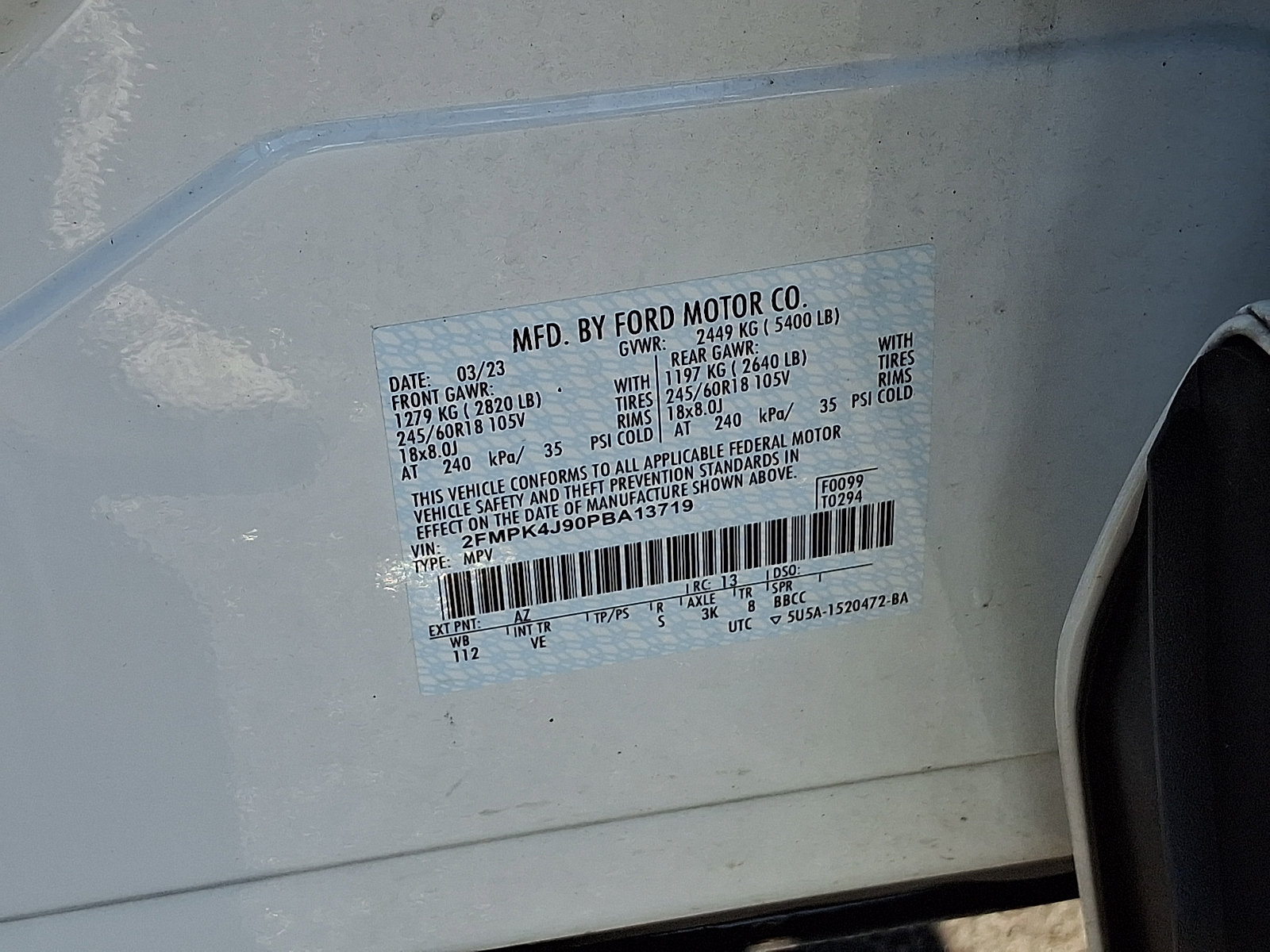 Certified 2023 Ford Edge ST-Line AWD/4WD image 27