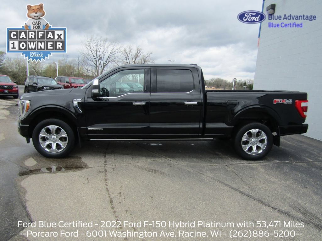 Certified 2022 Ford F150 Platinum w/ Equipment Group 701A High AWD/4WD image 2