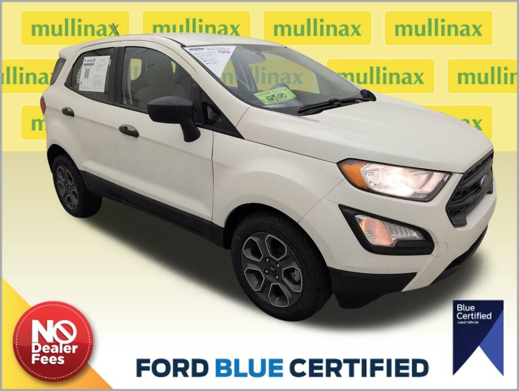 Certified 2020 Ford EcoSport S