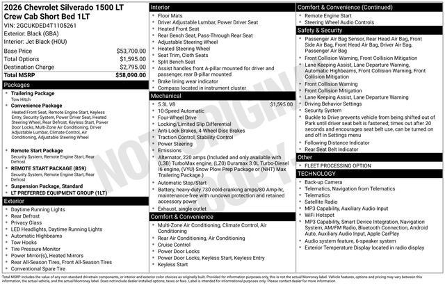 Used 2026 Chevrolet Silverado 1500 LT AWD/4WD image 27
