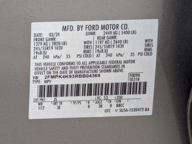 Certified 2024 Ford Edge Titanium AWD/4WD image 23