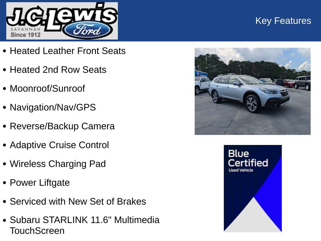 Used 2021 Subaru Outback Limited XT w/ Popular Package #2 AWD/4WD image 33