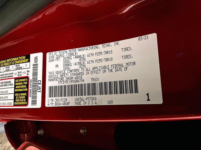 Used 2021 Toyota Tundra SR5 AWD/4WD image 33
