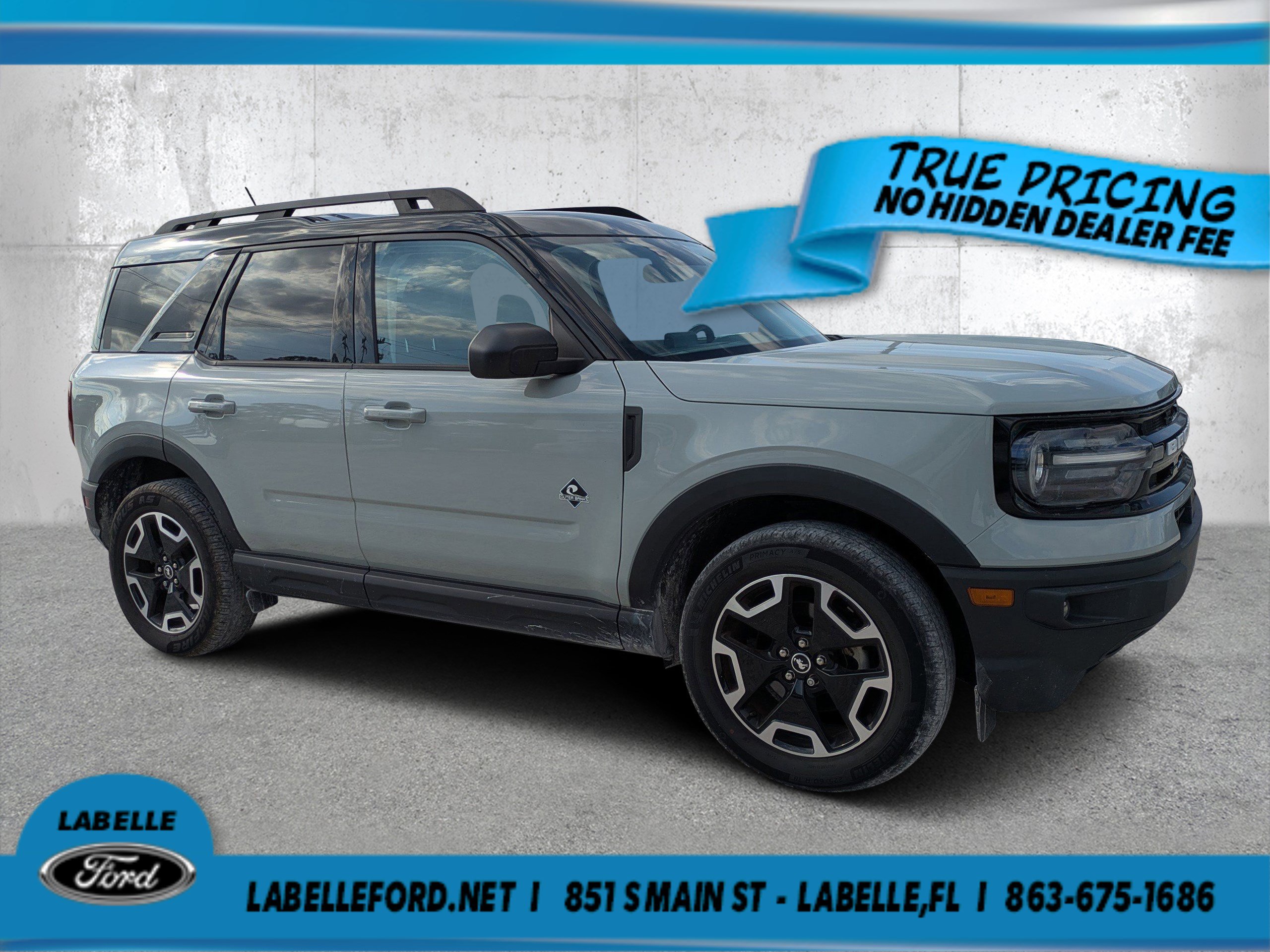 Certified 2023 Ford Bronco Sport Outer Banks w/ Tech Package