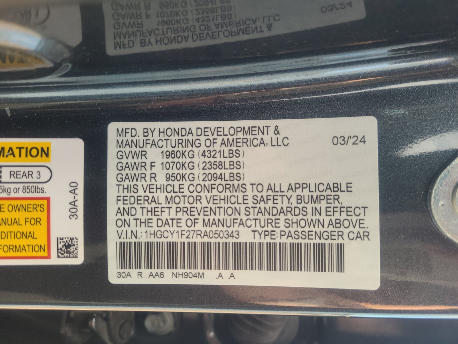 Used 2024 Honda Accord LX image 25