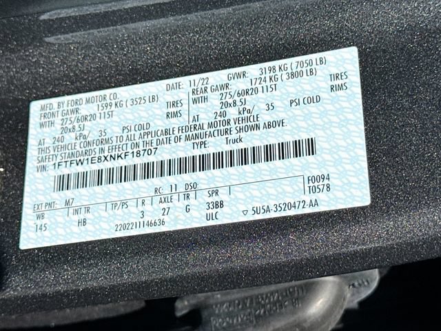 Certified 2022 Ford F150 Lariat AWD/4WD image 41