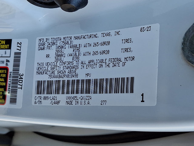 Used 2023 Toyota Sequoia Platinum AWD/4WD image 29