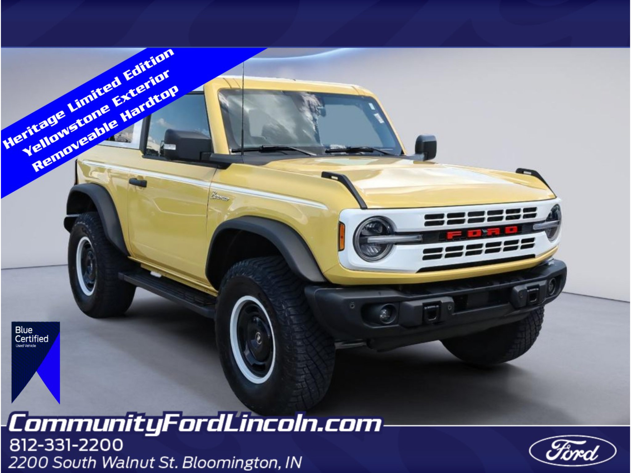 Certified 2024 Ford Bronco Heritage Edition