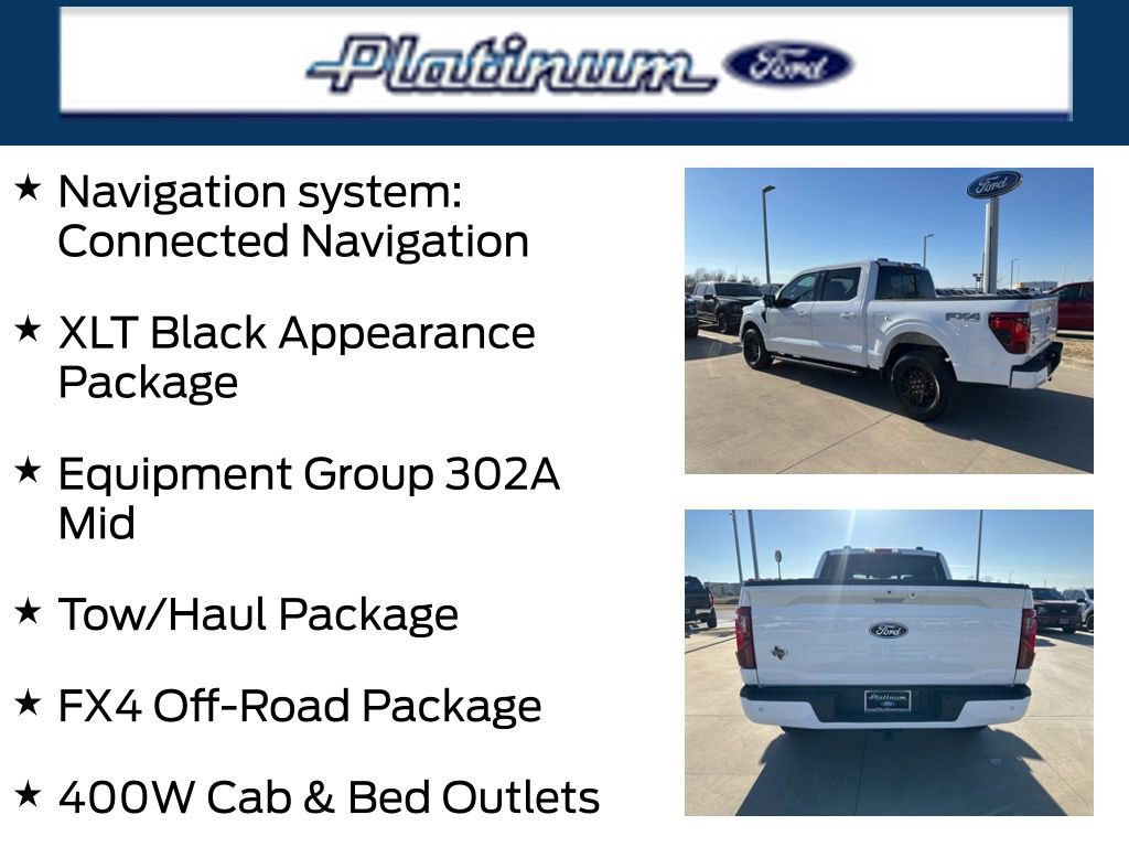 Certified 2024 Ford F150 XLT w/ Equipment Group 302A MID image 23
