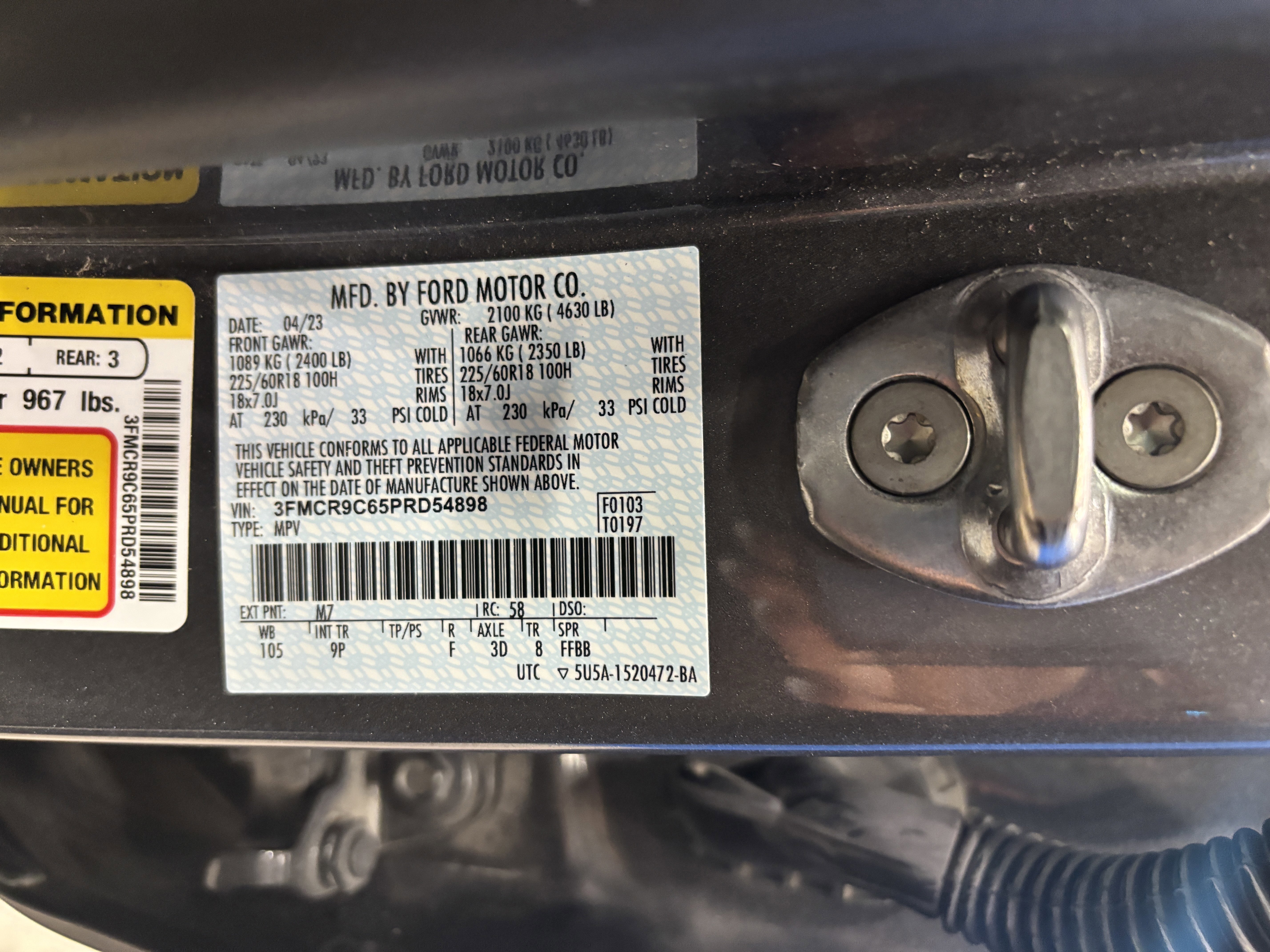 Certified 2023 Ford Bronco Sport Outer Banks w/ Tech Package image 25