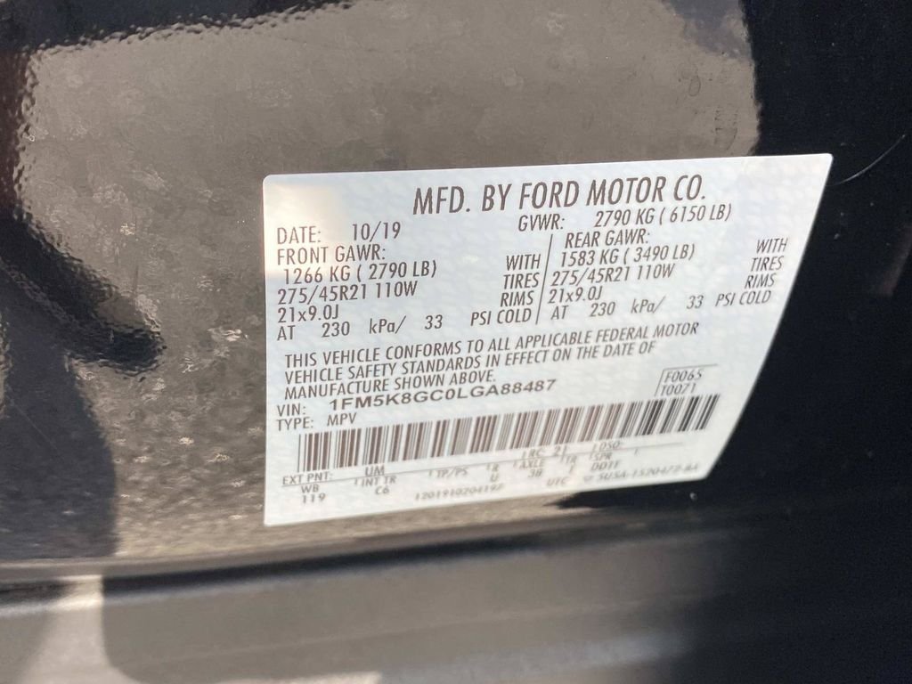 Certified 2020 Ford Explorer ST w/ ST Street Pack AWD/4WD image 23