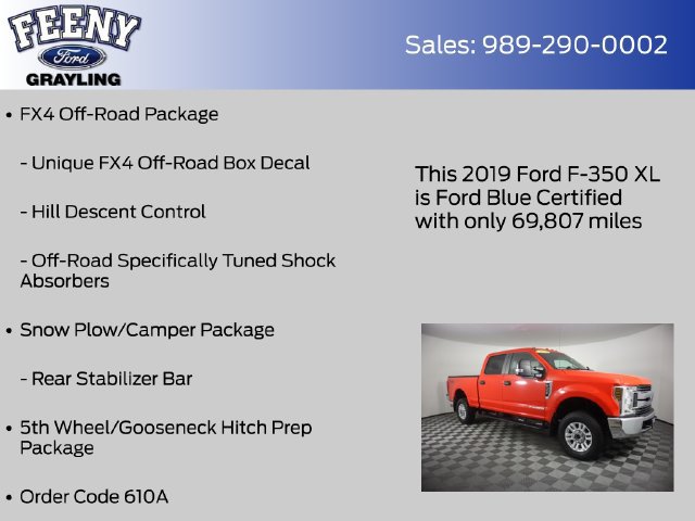 Certified 2019 Ford F350 XL w/ STX Appearance Package AWD/4WD image 14