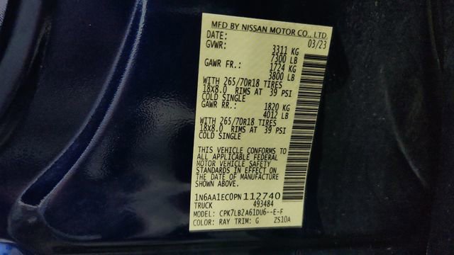 Used 2023 Nissan Titan SV image 24