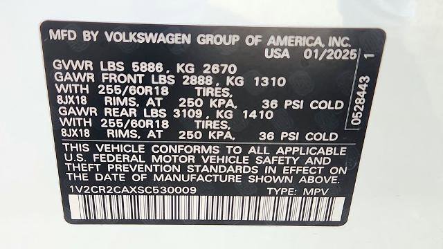 Used 2025 Volkswagen Atlas Peak Edition SE image 40