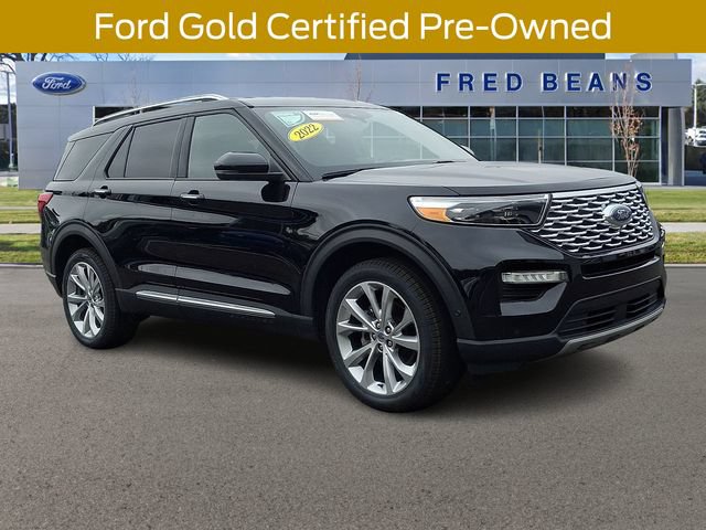 Certified 2022 Ford Explorer Platinum w/ Equipment Group 601A