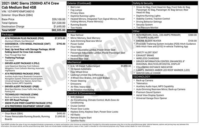 Used 2021 GMC Sierra 2500 AT4 w/ AT4 Premium Plus Package image 10