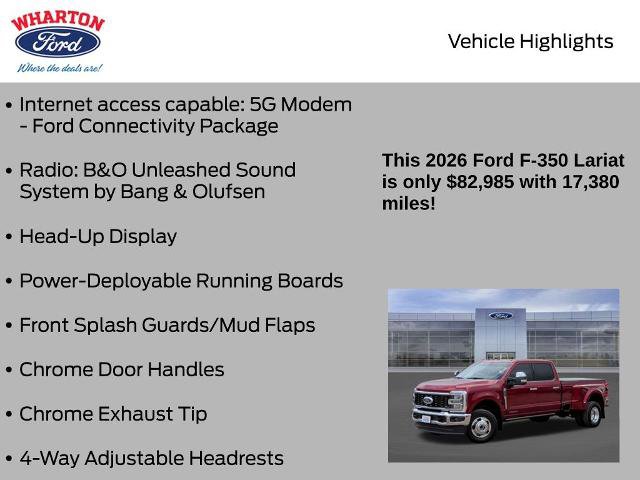 Certified 2026 Ford F350 Lariat w/ Lariat Ultimate Package AWD/4WD image 16