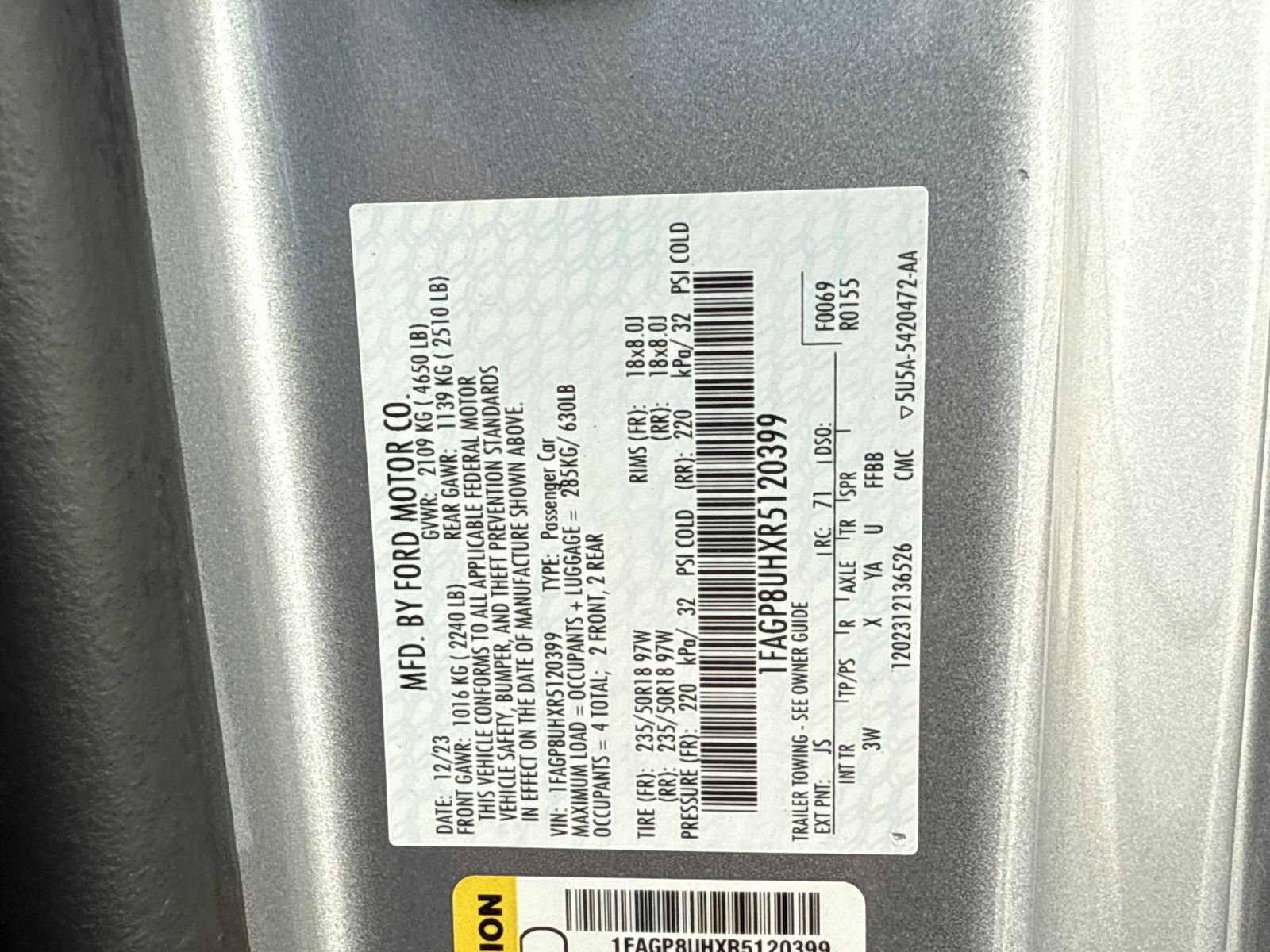 Certified 2024 Ford Mustang Premium image 31