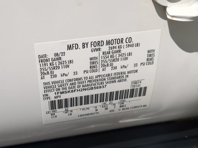 Certified 2022 Ford Explorer Limited w/ Equipment Group 301A AWD/4WD image 31