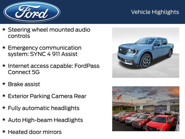 Certified 2025 Ford Maverick Lariat w/ 4K Tow Package AWD/4WD image 9