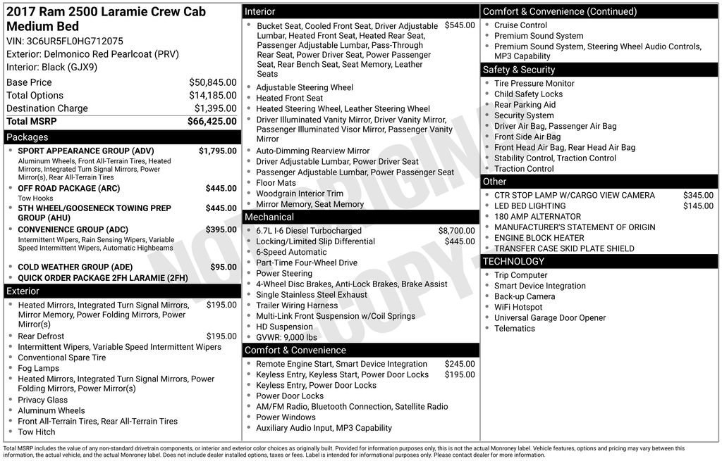 Used 2017 RAM 2500 Laramie w/ Sport Appearance Group image 42