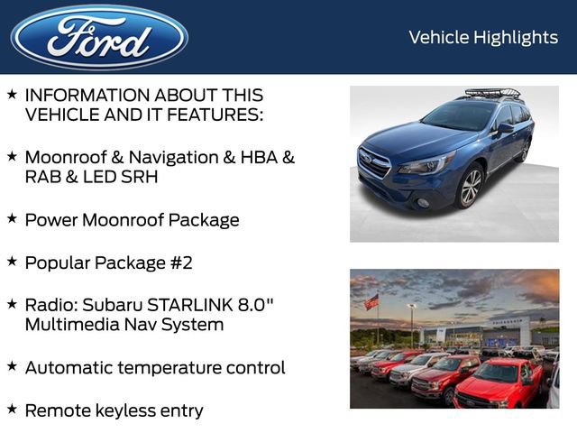 Used 2019 Subaru Outback 2.5i Limited w/ Popular Package #2 image 6