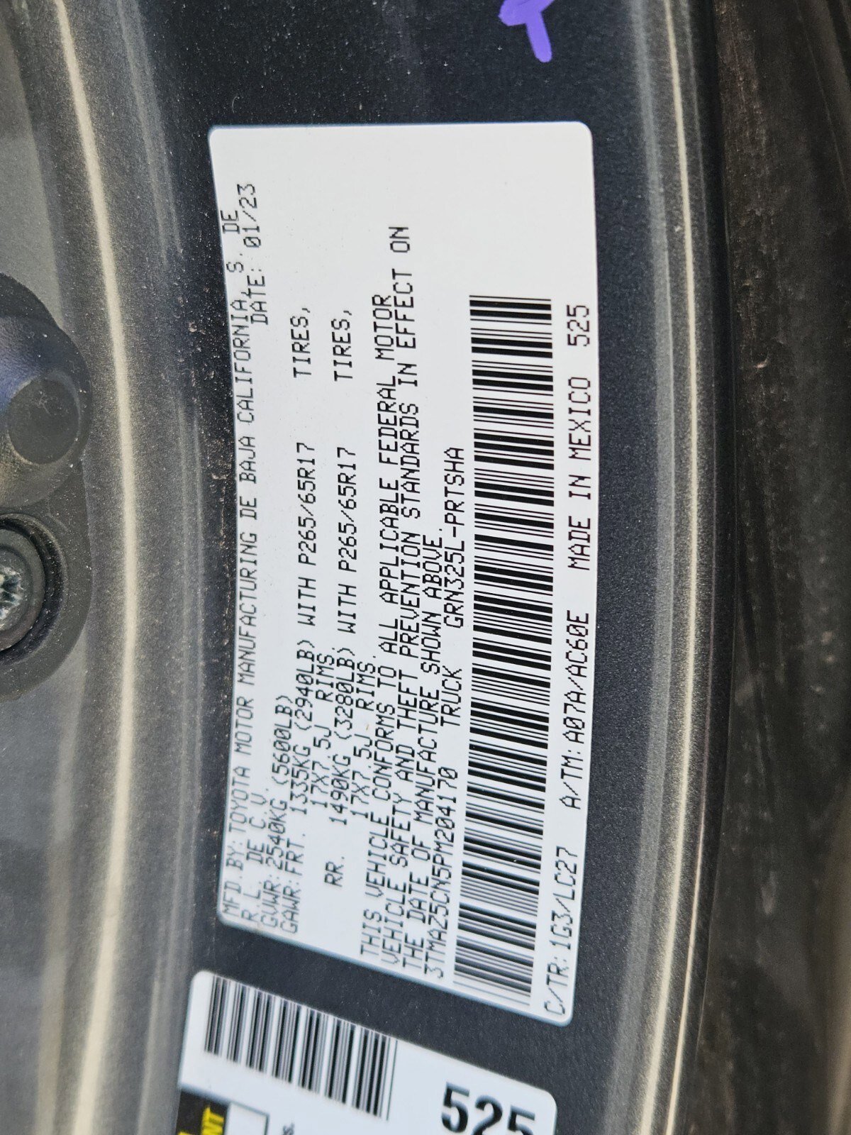 Used 2023 Toyota Tacoma TRD Sport image 34