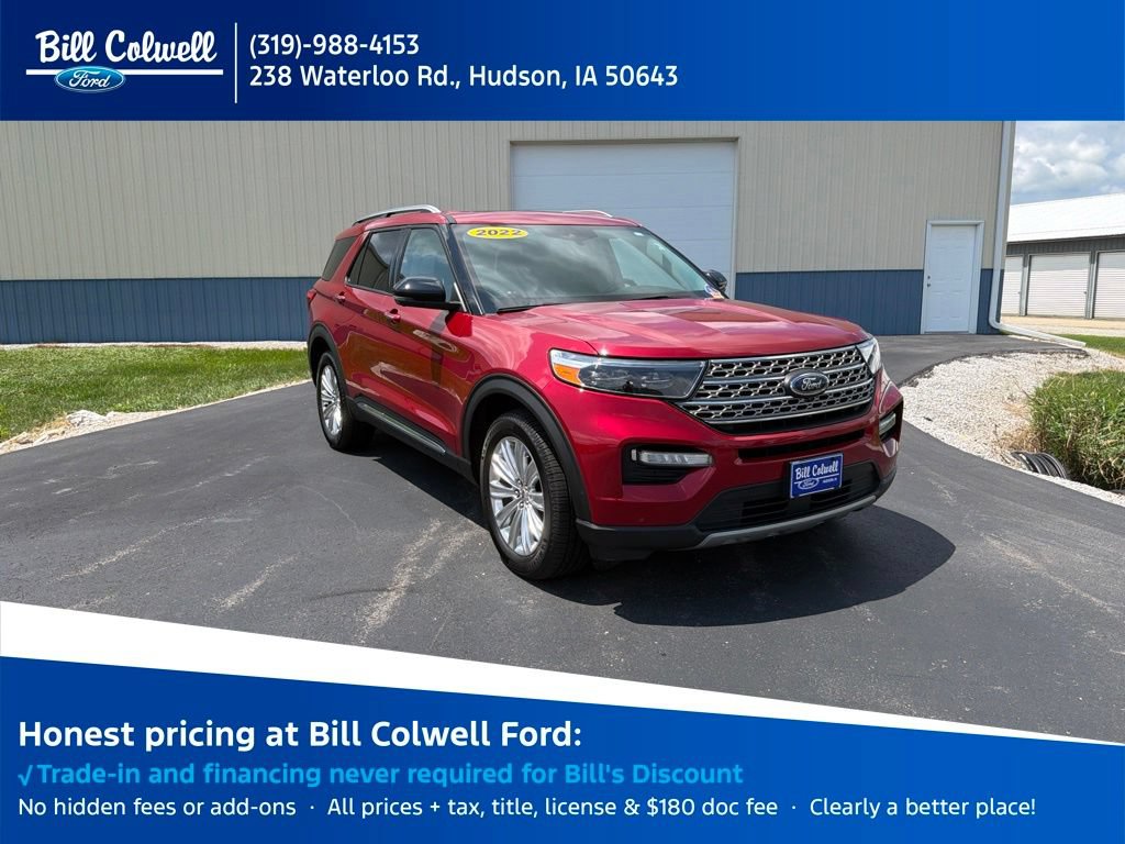 Certified 2022 Ford Explorer Limited w/ Equipment Group 301A AWD/4WD image 1