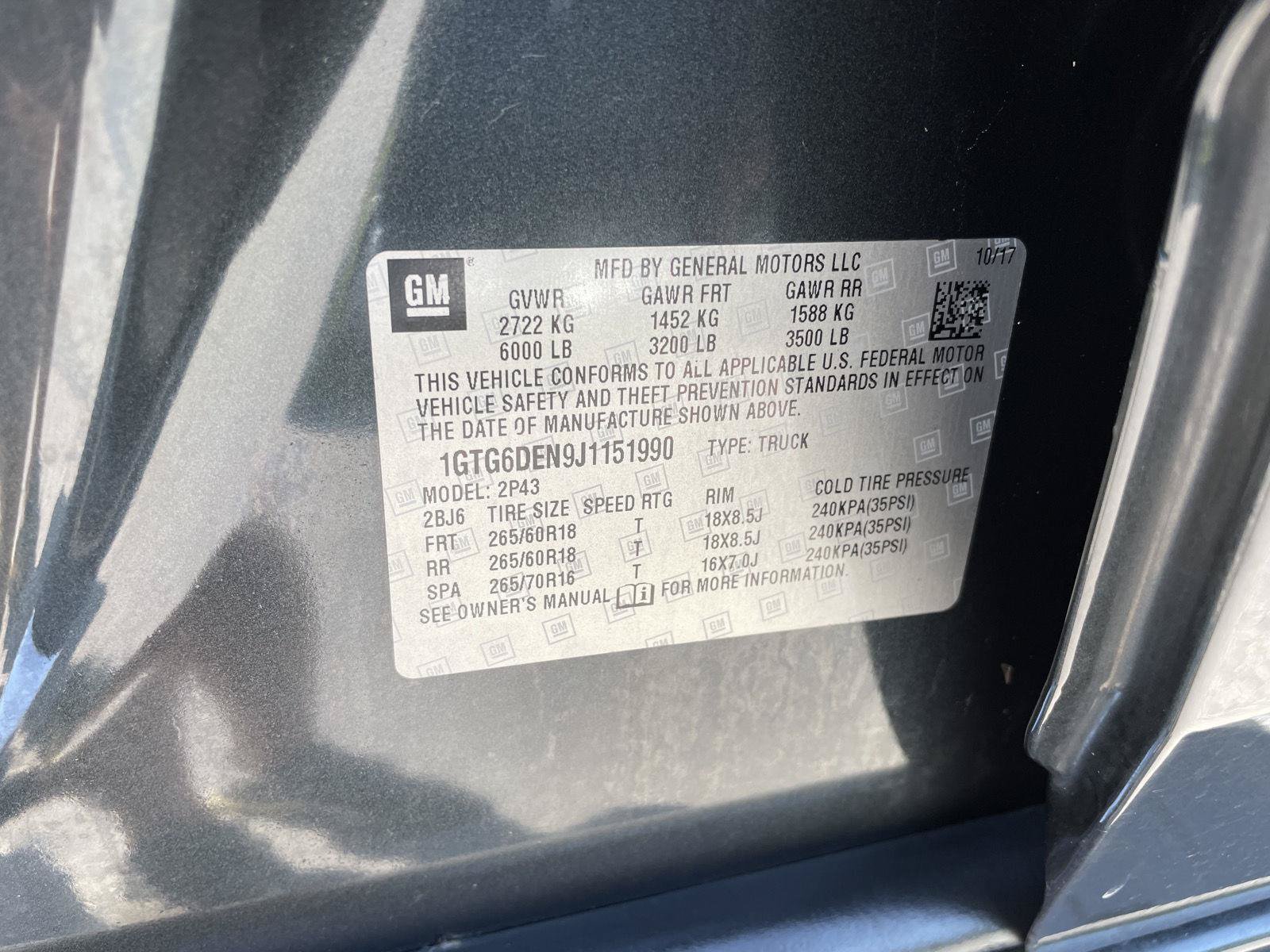 Used 2018 GMC Canyon SLT w/ Driver Alert Package AWD/4WD image 33