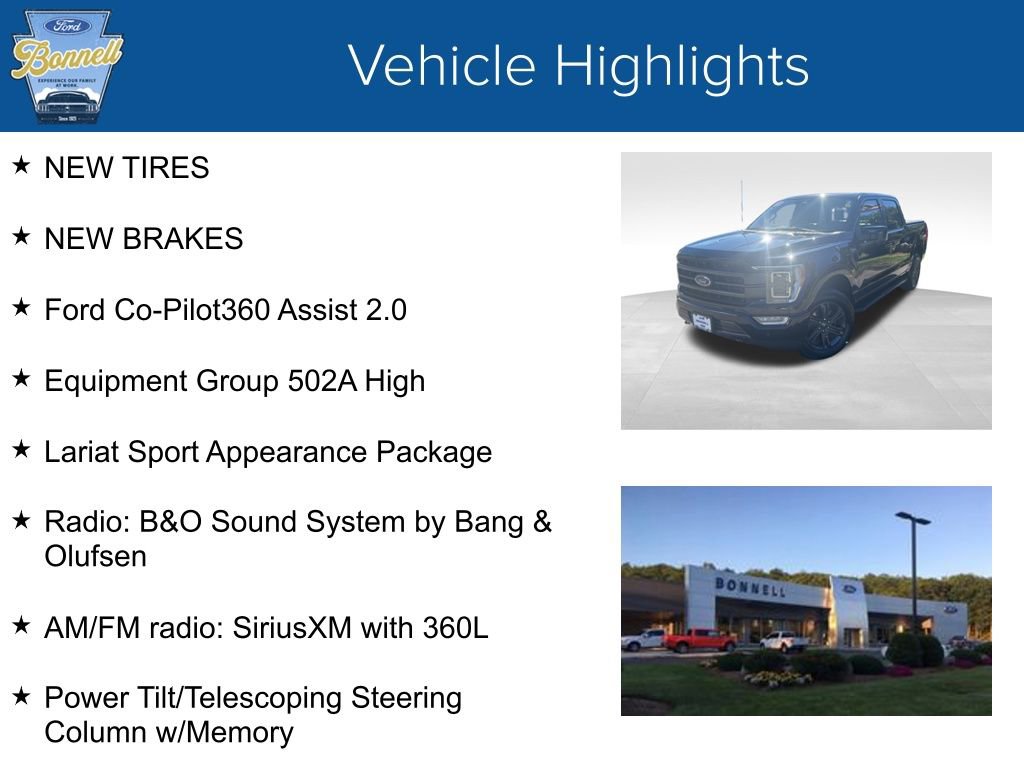 Certified 2023 Ford F150 Lariat w/ Equipment Group 502A High image 7