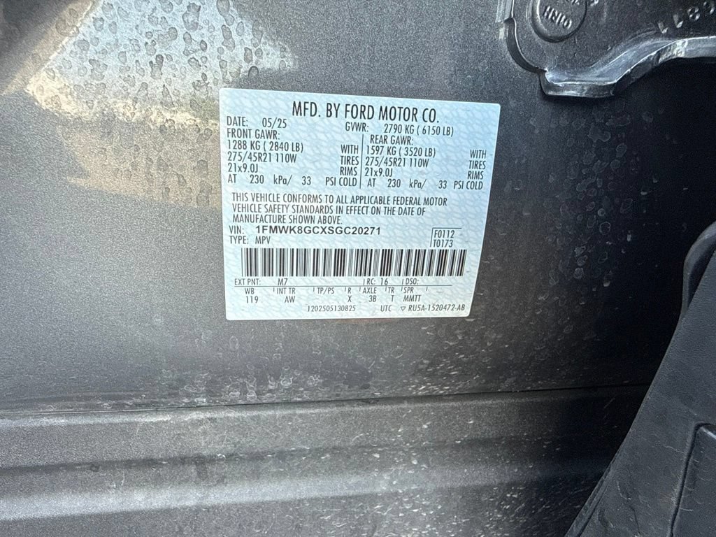 Certified 2025 Ford Explorer ST w/ Sun And Sound Package AWD/4WD image 9