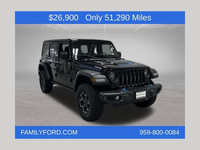 Used 2022 Jeep Wrangler Unlimited Rubicon 4xe AWD/4WD image 1