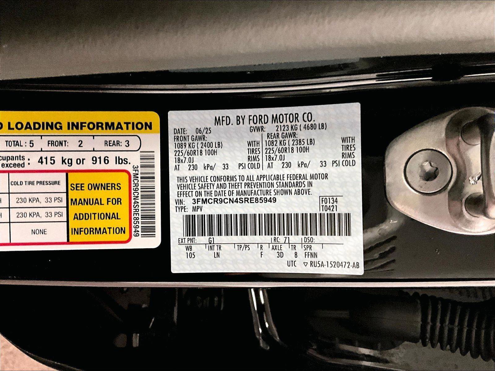 Certified 2025 Ford Bronco Sport Outer Banks w/ Outer Banks Tech Package+ image 32